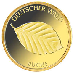 20 Euro Sammlermünze in Gold: „Buche“